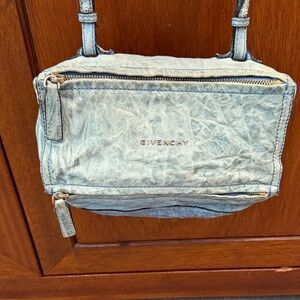 Givenchy Small Pandora Light Blue Crossbody Bag